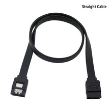 Load image into Gallery viewer, SATA Cable 3.0 to Hard Disk SSD adapter HDD cable Straight 90 Degree Sata 3.0 Cable for Asus MSI Gigabyte Motherboard Cable Sata