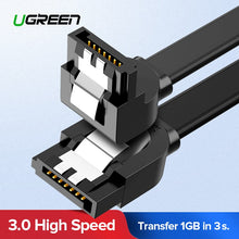 Load image into Gallery viewer, Ugreen SATA Cable 3.0 to Hard Disk Drive SSD HDD Sata 3 Straight Right-angle Cable for Asus MSI Gigabyte Motherboard Cable Sata